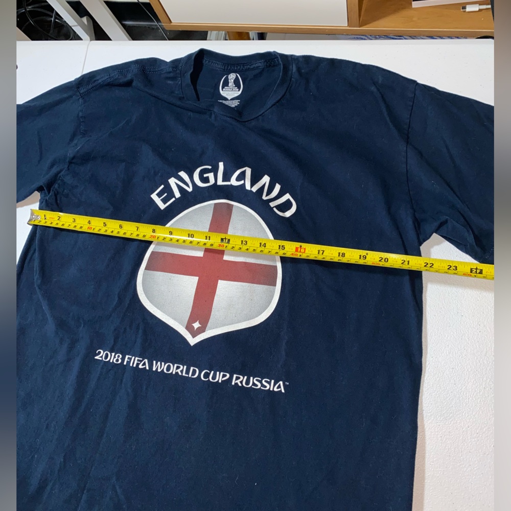FIFA World Cup 2018 England National Team 🏴󠁧󠁢󠁥󠁮󠁧󠁿 T-Shirt | Size XL - Picture 4 of 9